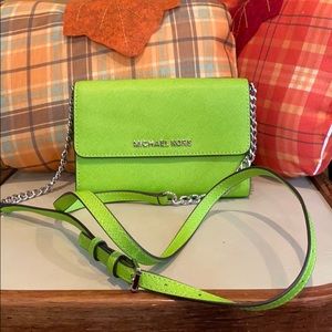 Michael Kors Green Small Crossbody! 💚💚💚